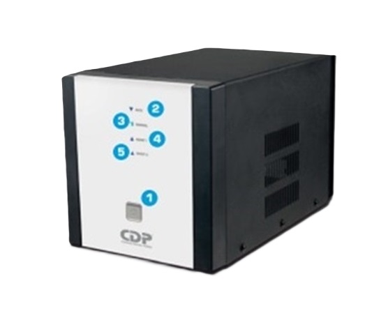 Regulador Automático de Voltajes con Supresión de Picos CDP R-AVR3008 3000VA-2400W-Entrada-Salida 110Vac-8 nema 5-15R