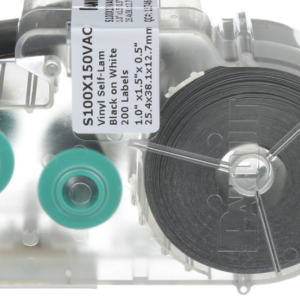 Etiqueta autolaminable Panduit S100X150VAC, vin., bl., 200 etiq., 1.5"x1", 0.5" PO H