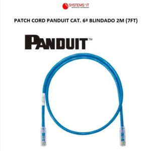 Patch cord Panduit Cat. 6A Blindado 2M ( 7 FT )
